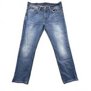 Levis 511 Men's Blue Denim Jeans W35 L30 (Actual 34x28) Faded in Front